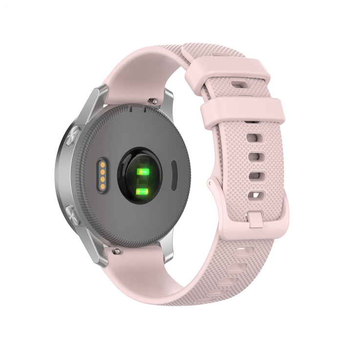 Bratara Techsuit 18mm W006 Huawei Watch GT 4 41mm / W1 / Honor Watch S1 / Garmin Venu 2S / Vivoactive 4S negru [3]