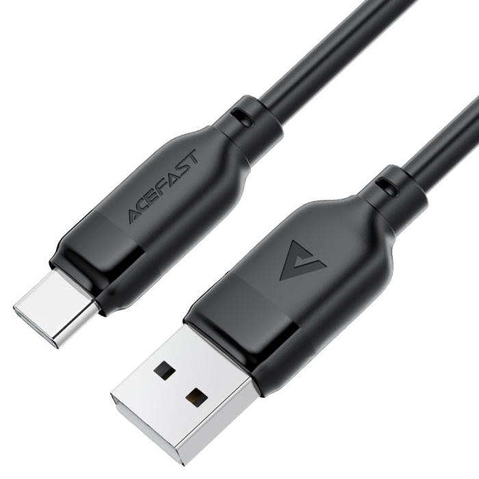 Cablu Acefast  (C16-04) - Fast Charging, USB to Type-C, 3A, BendResistant, 1.2m - Black [2]