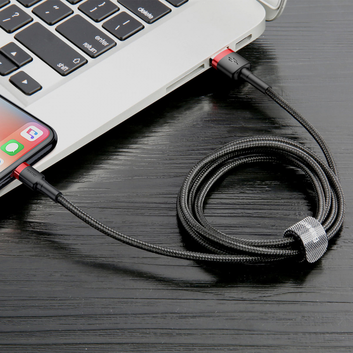 Cablu Baseus (CALKLF-B19) - USB to Lightning, 2.4A, 1m [6]