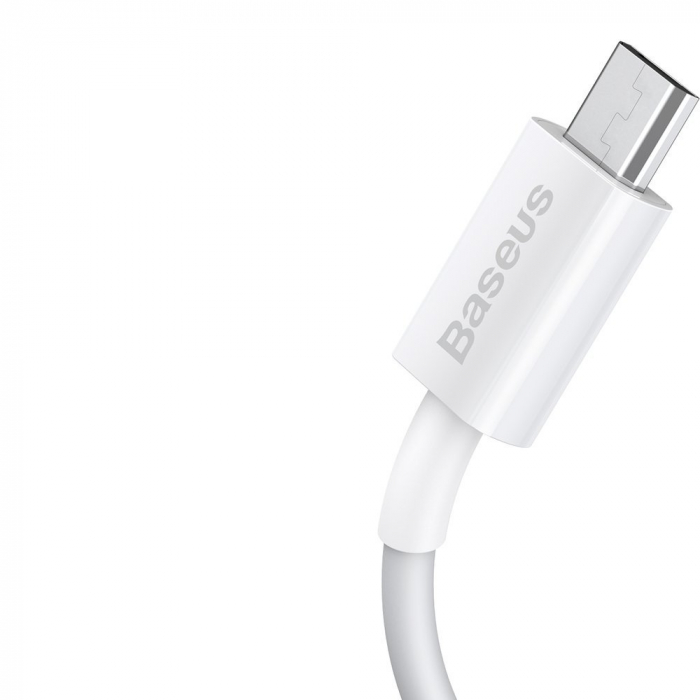 Cablu Baseus Superior usb - microusb 1m CAMYS-02 alb [3]