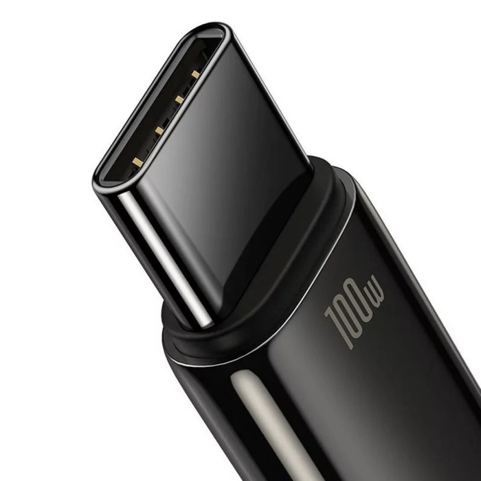 Cablu Baseus Tungsten Gold USB to USB C 100w 1m [4]