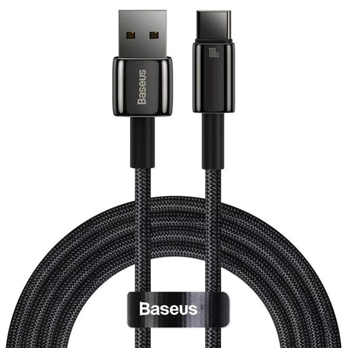 Cablu Baseus Tungsten Gold USB to USB C 100w 1m [1]