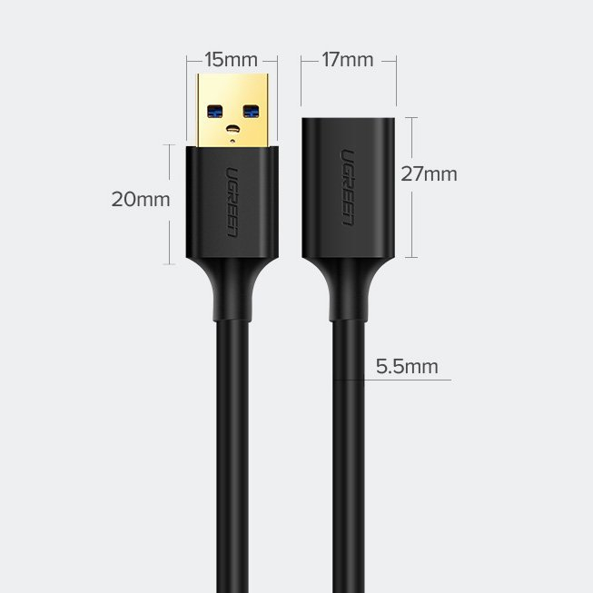 Cablu extensie USB Ugreen 1m [7]