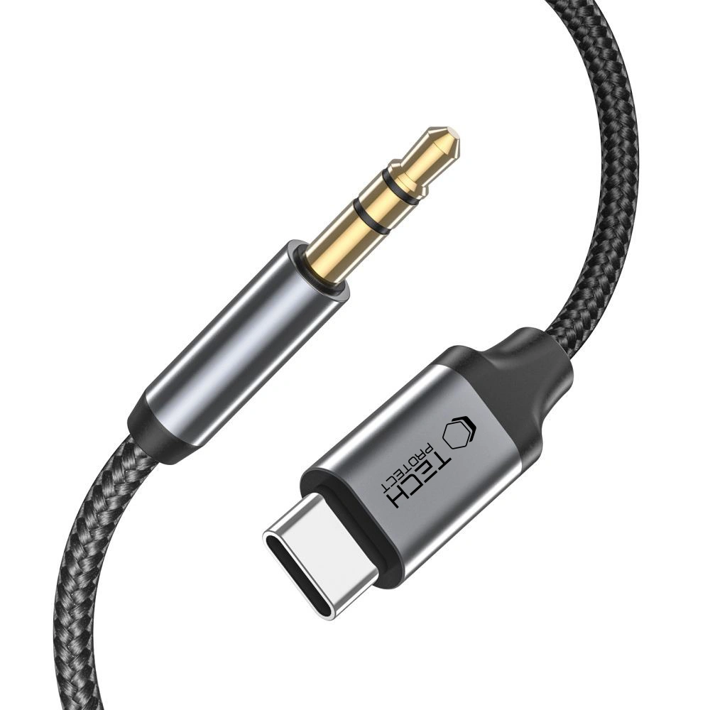 Cablu Tech-Protect ultraboost type c - aux mini jack 3.5mm 1m [3]