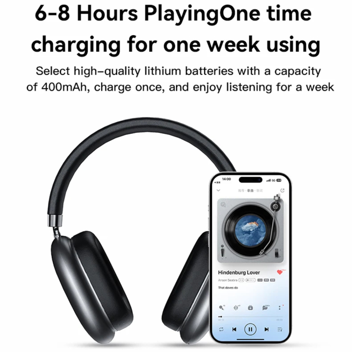 Casti wireless Yesido EP05- Bluetooth V5.2, Noise Cancelling, 400mAh, Waterproof, Type-C Charging - Black [6]