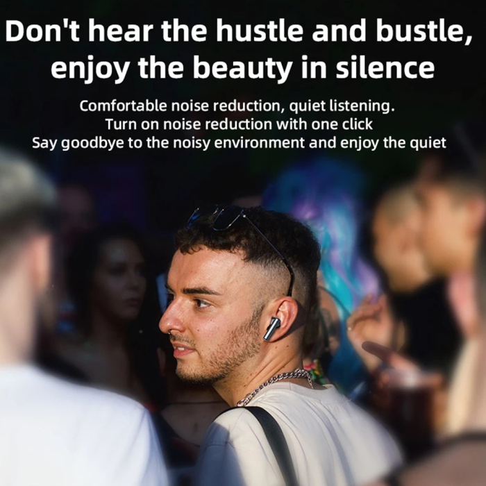 Casti wireless Yesido TWS23 - with Noice Cancelling, Touch Control, Bluetooth V5.3, In-ear Design, 300mAh - Black [2]