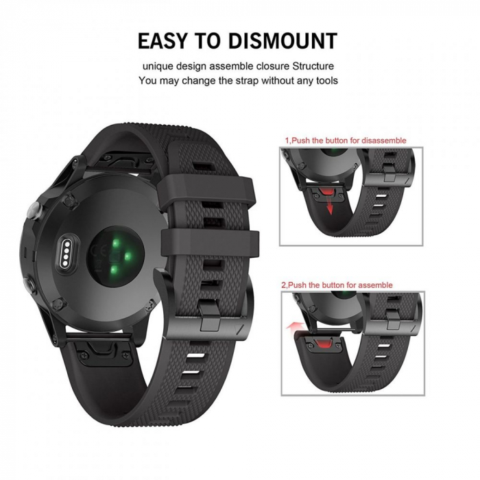 Curea Tech-Protect Garmin Fenix 5 / 6 / 6 PRO / 7 / 7 Pro / 8 47mm [3]