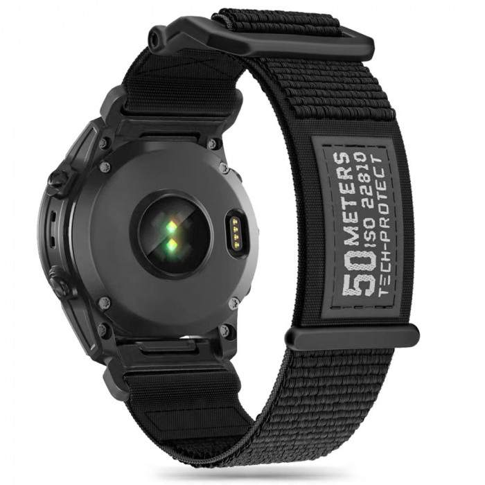 Curea Tech-Protect Scout Garmin Fenix 3 / 5X / 3HR / 5X Plus / 6X / 6X Pro / 7X / 8 51mm negru [2]