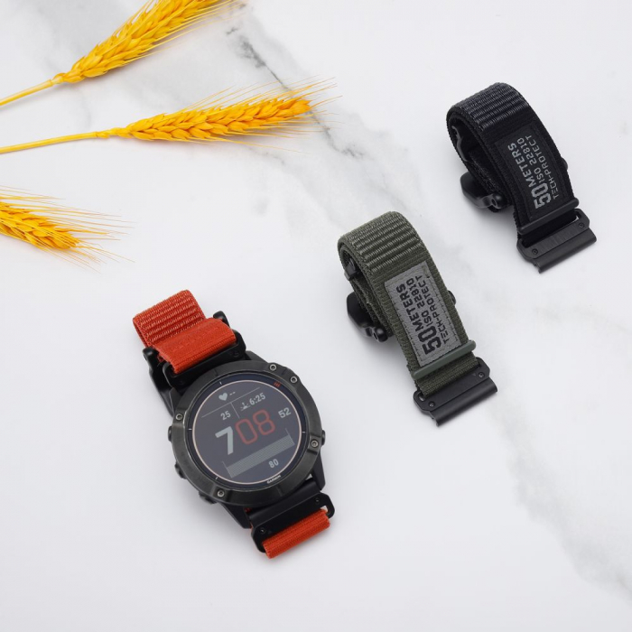 Curea Tech-Protect Scout Garmin Fenix 3 / 5X / 3HR / 5X Plus / 6X / 6X Pro / 7X / 8 51mm negru [4]