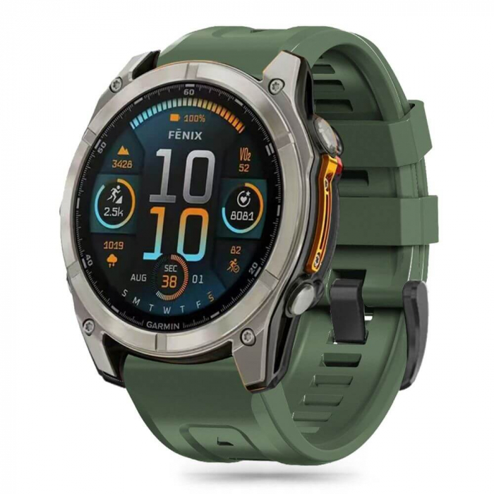 Curea Tech-Protect Silicone Garmin Fenix 5 / 6 / 6 Pro / 7 / 7 Pro / 8 47mm negru [2]