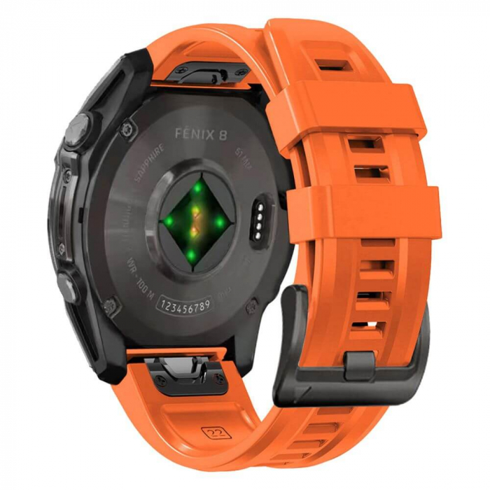 Curea Tech-Protect Silicone Garmin Fenix 5X / 5X Plus / 6X / 6X Pro / 7X / 8 51mm negru [1]