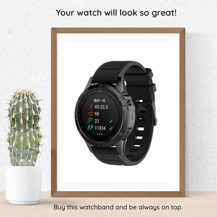 Curea Techsuit Watchband QuickFit 20mm (W058) Instinct 2S / 2S Solar / Approach S70 42mm / Forerunner 220 / 230 / 235 / 630 / 735 [3]