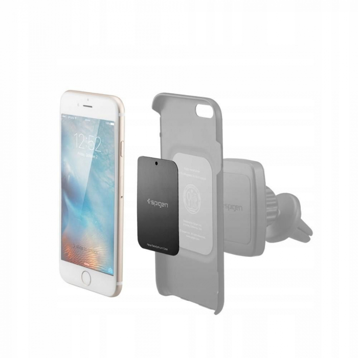 Placute metalice pentru suport auto magnetic Spigen Kuel A210 [2]