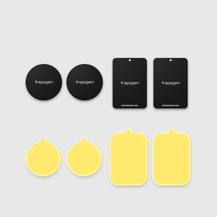 Placute metalice pentru suport auto magnetic Spigen Kuel A210 [3]