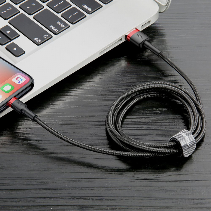 Cablu Baseus Cafule USB lightning 1.5A 3m CALKLF-R91 [3]