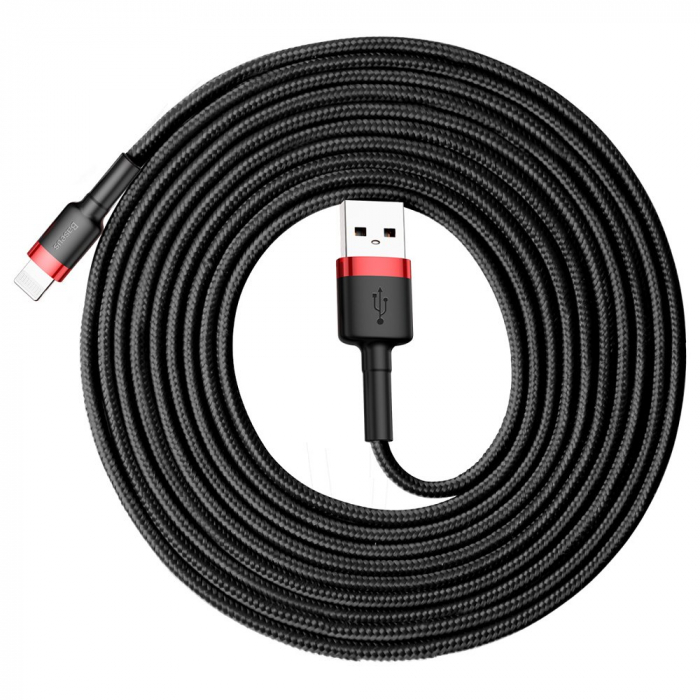 Cablu Baseus Cafule USB lightning 1.5A 3m CALKLF-R91 [6]