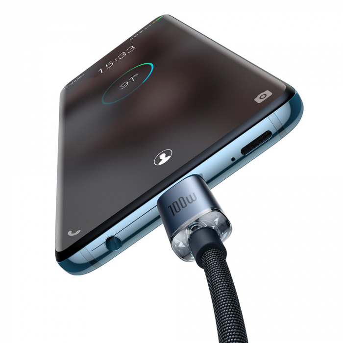 Cablu Baseus Crystal Shine fast charge type c - type c 100W 2 m CAJY000701 [2]