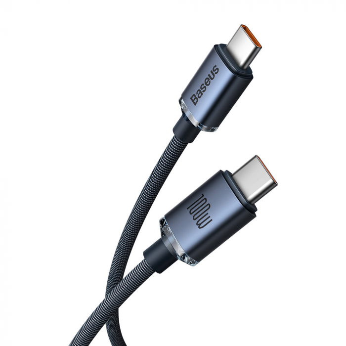 Cablu Baseus Crystal Shine fast charge type c - type c 100W 2 m CAJY000701 [10]