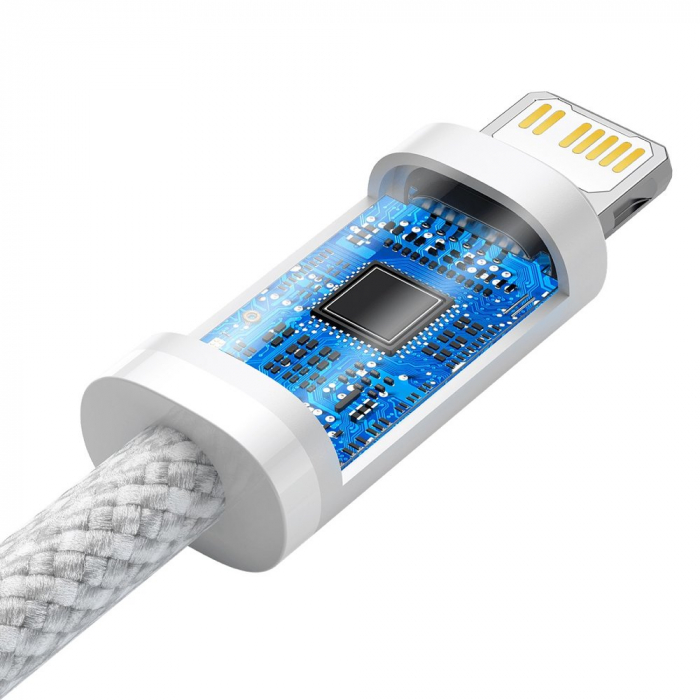 Cablu Baseus Dynamic type c - lightning 20w 1m alb CALD000002 [3]