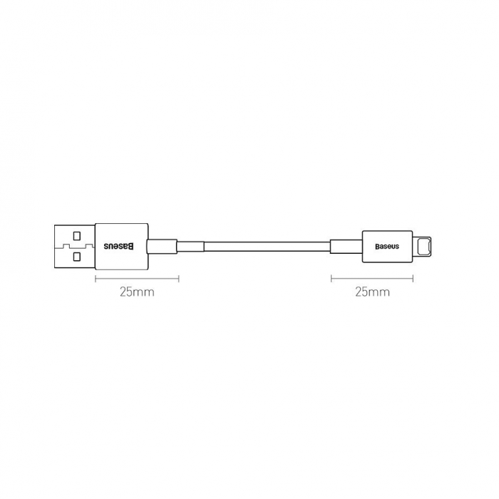 Cablu Baseus Superior usb - lightning 20w negru CALYS-A01 [7]
