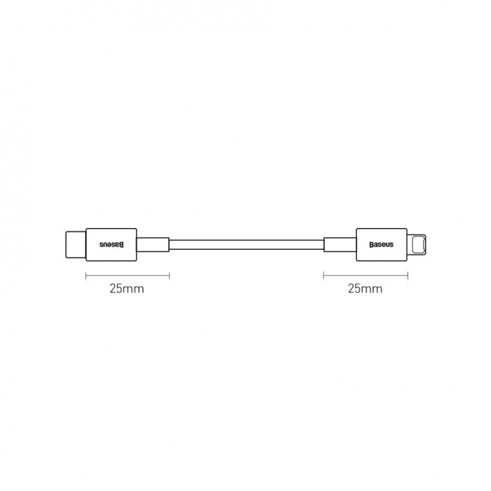 Cablu Baseus Superior type c - lightning 20w 1 m negru CATLYS-A01 [8]