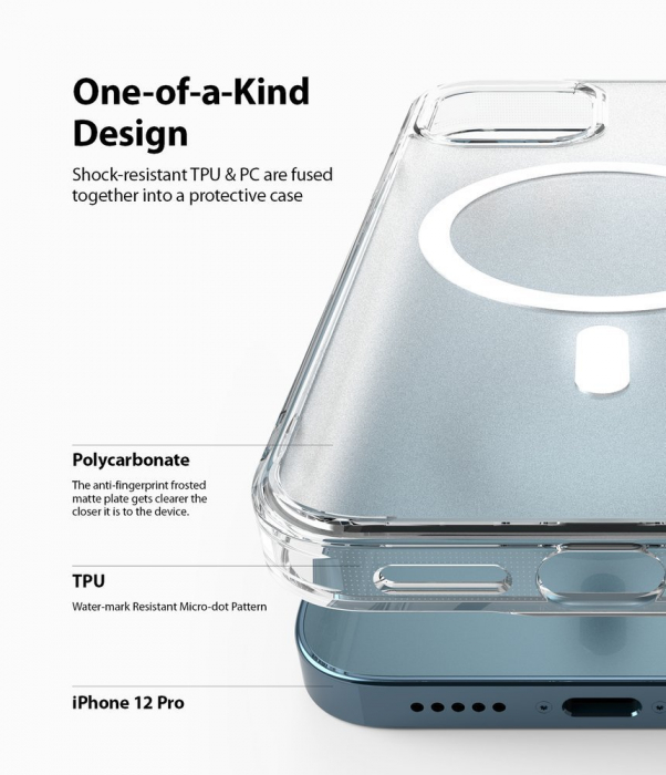 Husa Ringke Fusion Magsafe Matte IPhone 12/12Pro [4]