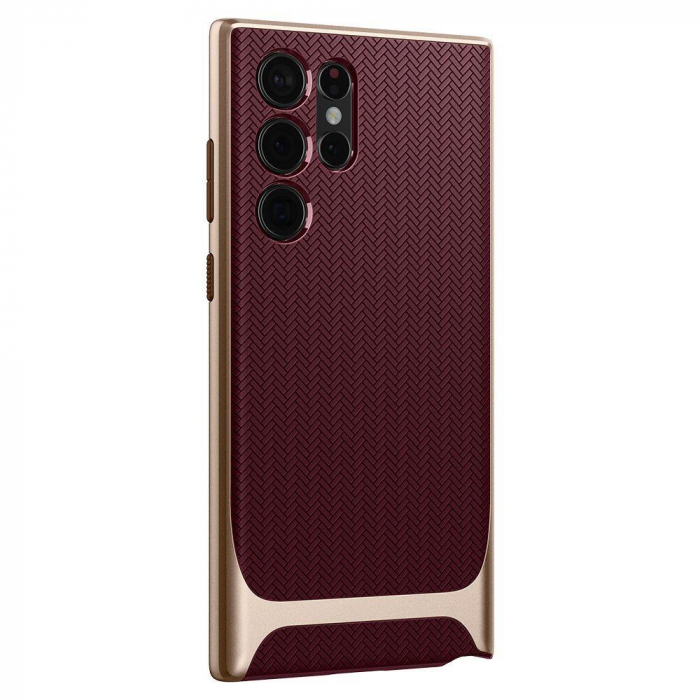 Husa Spigen Neo Hybrid Samsung Galaxy S22 Ultra burgundy [8]