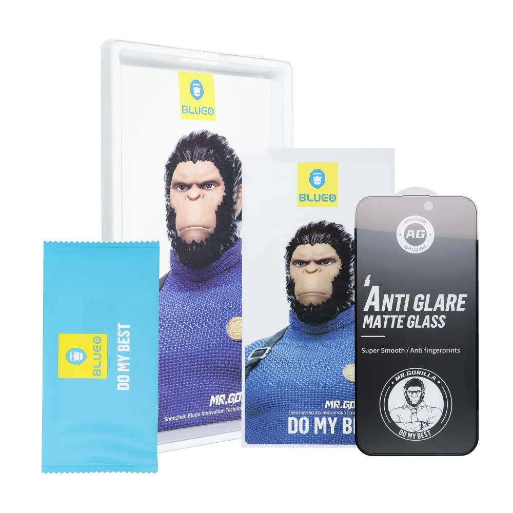Folie 5D Mr. Monkey Glass IPhone 13/ 13 Pro/ 14 / 16e Strong Mata [2]