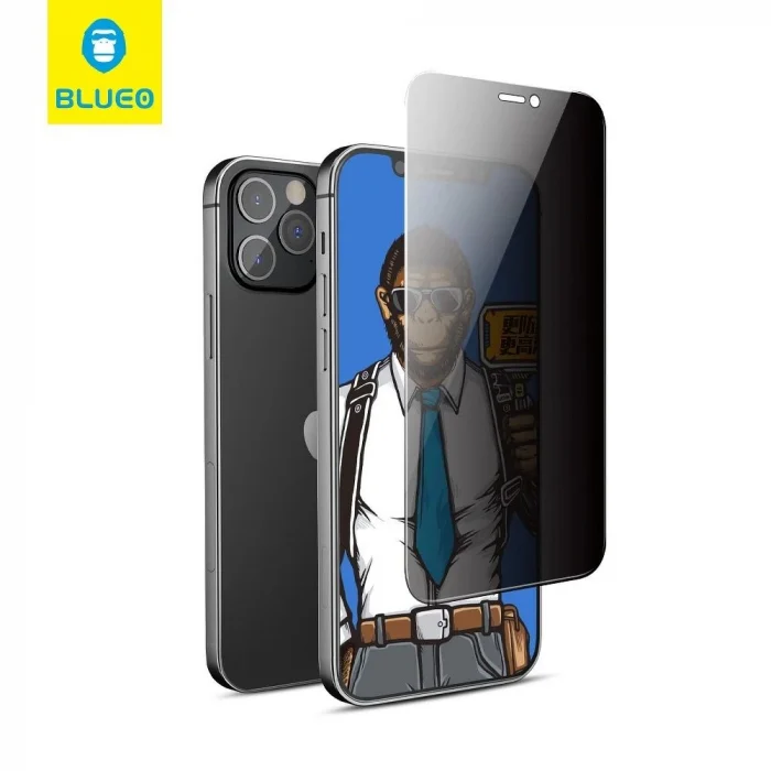 Folie 5D Mr. Monkey Glass IPhone 14 Pro / 15 privacy [2]