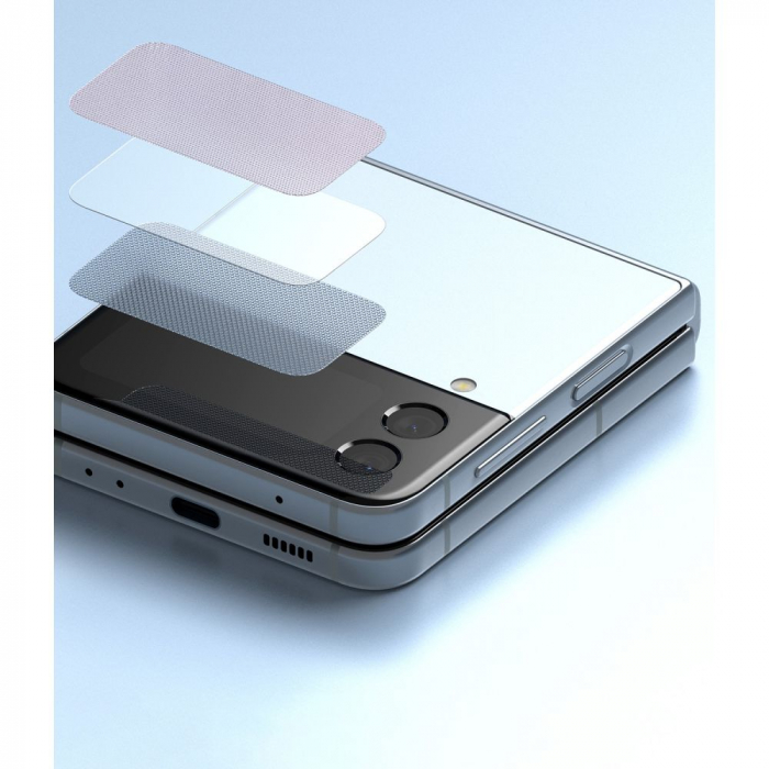 Pachet 2x Folie camera Ringke ID Samsung Galaxy Z Flip 4 3buc [4]
