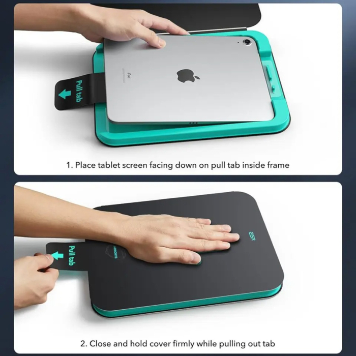 Folie de protectie Ecran ESR Armorite UltraFit pentru Apple iPad (2025) / (2022), Ipad 11 2025, Ipad A16 - Sticla Securizata, Full Glue [3]