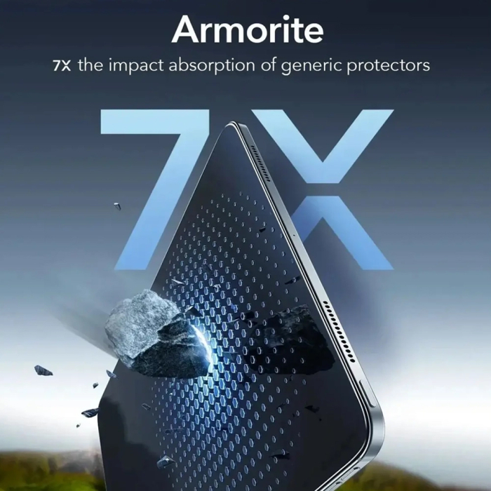 Folie de protectie Ecran ESR Armorite UltraFit pentru Apple iPad (2025) / (2022), Ipad 11 2025, Ipad A16 - Sticla Securizata, Full Glue [7]