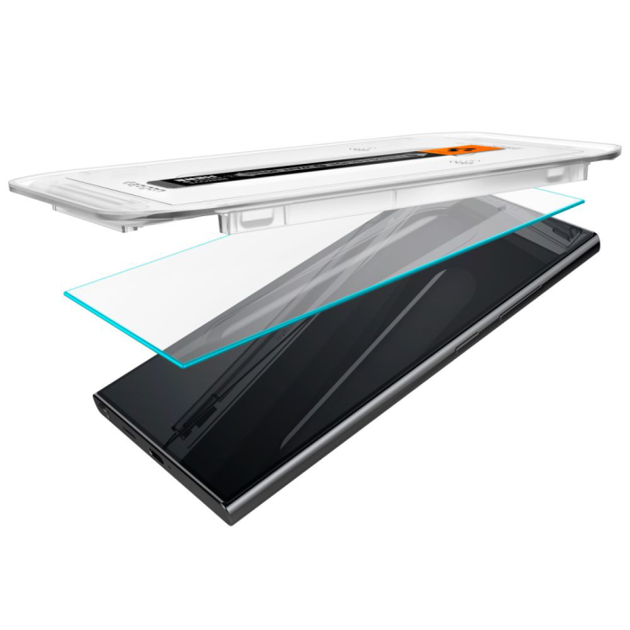 Folie Spigen Glas.tR EZ-FIT Samsung Galaxy S24 Ultra  Clear [4]