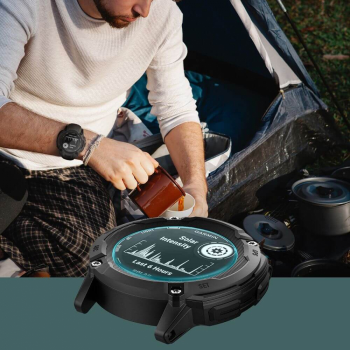 Folie Spigen Glass EZ Fit Garmin Instinct 2X Solar [7]