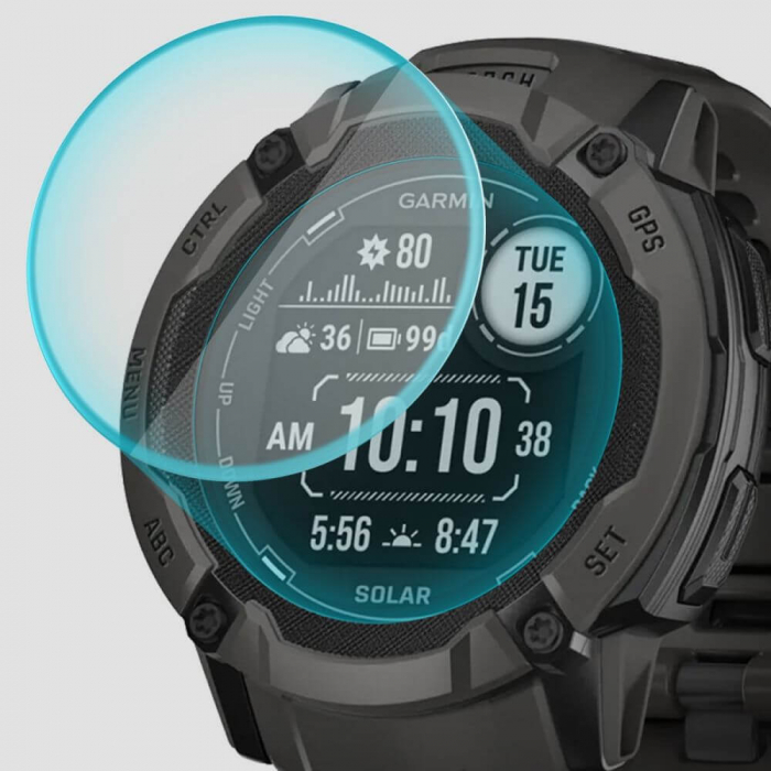 Folie Spigen Glass EZ Fit Garmin Instinct 2X Solar [8]