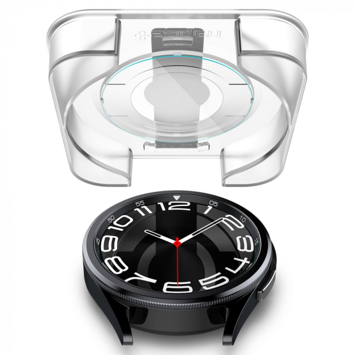 Pachet 2x Folie Spigen Glass EZ Fit Samsung Galaxy Watch 6 43 mm [6]