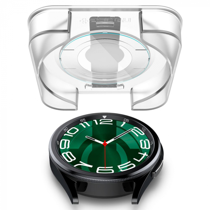 Pachet 2x Folie Spigen Glass EZ Fit Samsung Watch 6 47 mm [7]