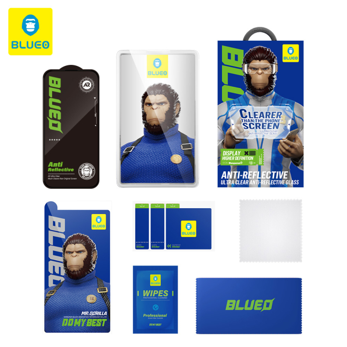 Folie sticla Blueo Anti-Reflective HD iPhone 15 / iPhone 16 [2]