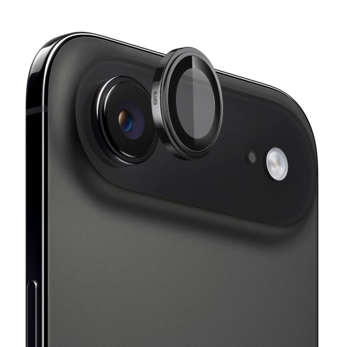 Folie sticla camera iPhone 17 Air Blueo - Sapphire Crystal Original Lens Glass Black [2]