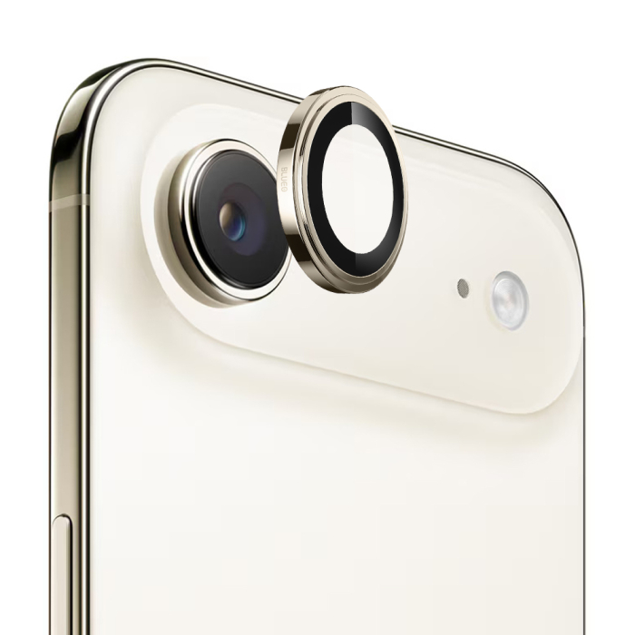Folie sticla camera iPhone 17 Air Blueo - Sapphire Crystal Original Lens Glass Gold [2]