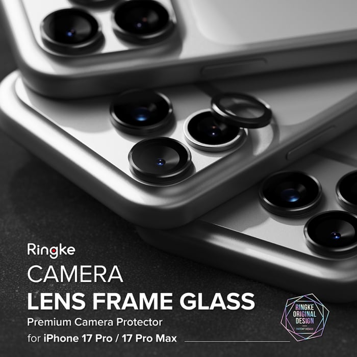 Folie sticla camera Ringke iPhone 17 Pro / iPhone 17 Pro Max - Black [4]