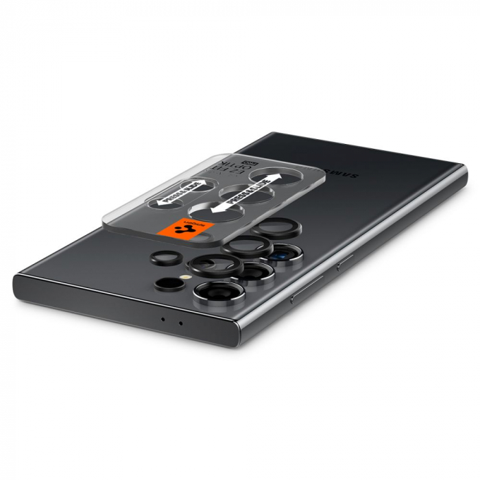 Pachet 2x Folie sticla camera Spigen GLAS.tR EZ FIT Samsung Galaxy S24 Ultra / S23 Ultra [5]