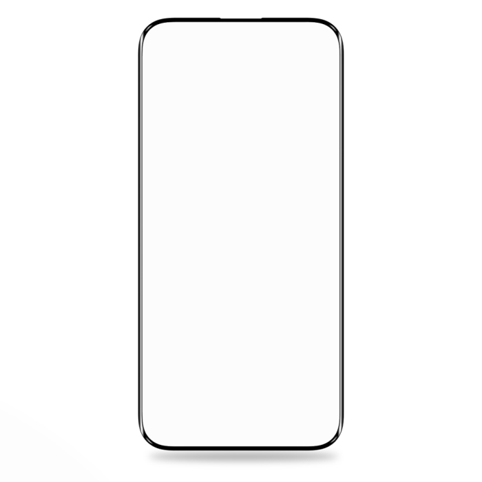 Folie sticla iPhone 15 Pro Max Blueo - 2.5D Silk Full Cover HD Glass Black [7]