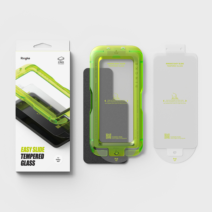 Folie sticla Ringke - Easy Slide Tempered Glass (2 pack) - Samsung Galaxy A57 5G - Clear [7]