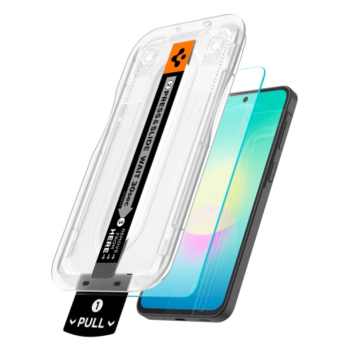 Folie sticla Samsung Galaxy A27 5G Spigen - (2 pack) Glas.tR EZ-FIT Pro  - Clear [3]
