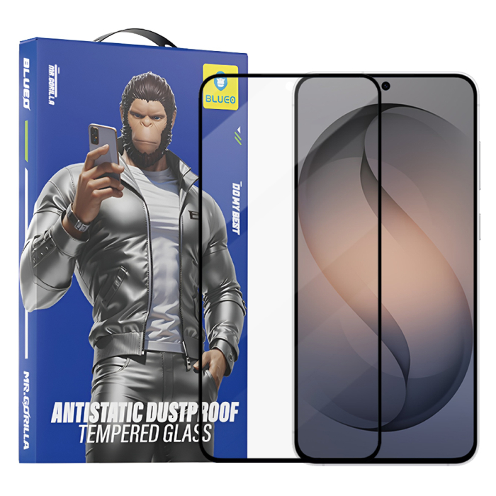 Folie sticla Samsung Galaxy S26 Blueo - Anti-Static HD Glass Black [4]