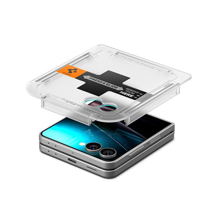 Folie sticla Samsung Galaxy Z Flip7 Spigen - Glas.tR EZ-FIT HD - clear [4]