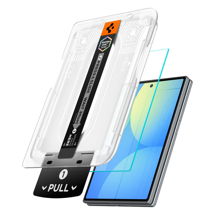 Folie sticla Samsung Galaxy Z Fold8 Spigen - (2 pack) Glas.tR EZ-FIT Pro HD Clear [4]