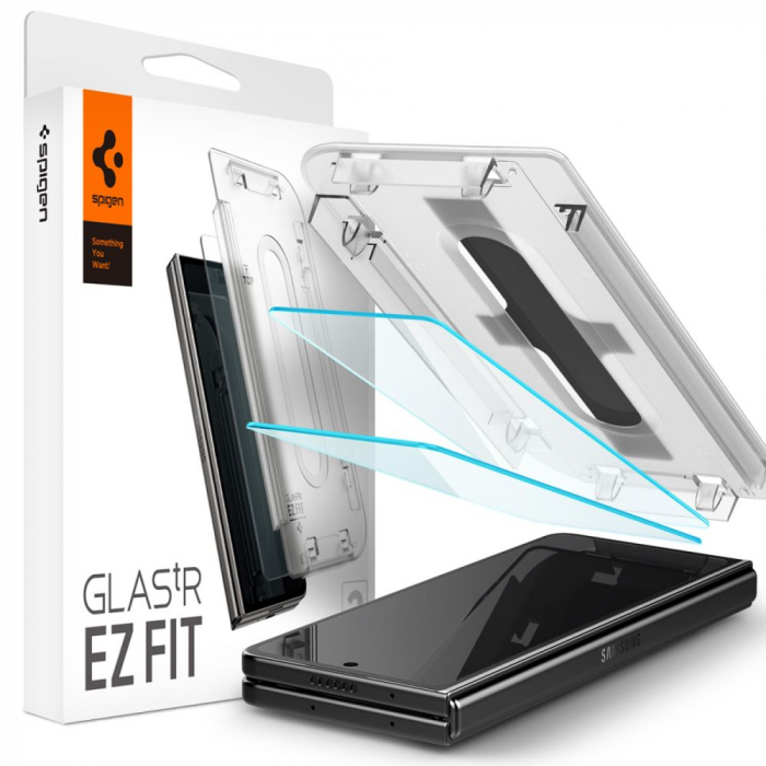 Folie sticla Spigen GLAS.tR EZ FIT Samsung Galaxy Z Fold 5 [12]