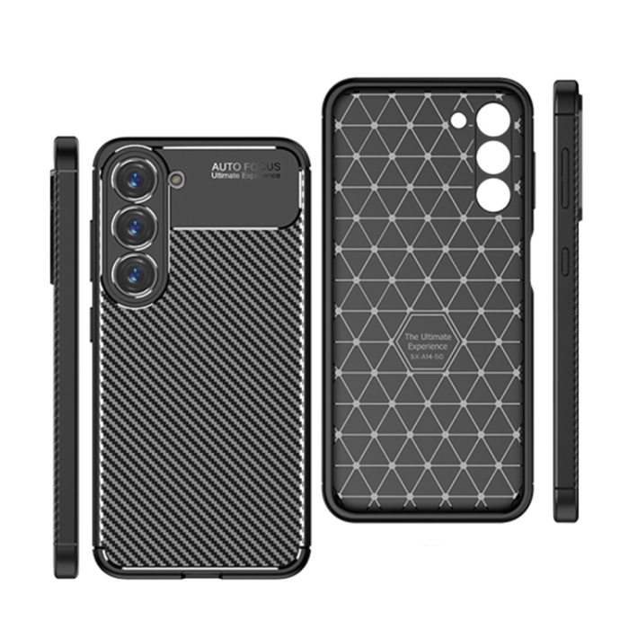 Husa carbon Samsung Galaxy S23 Techsuit - CarbonFiber Black [1]